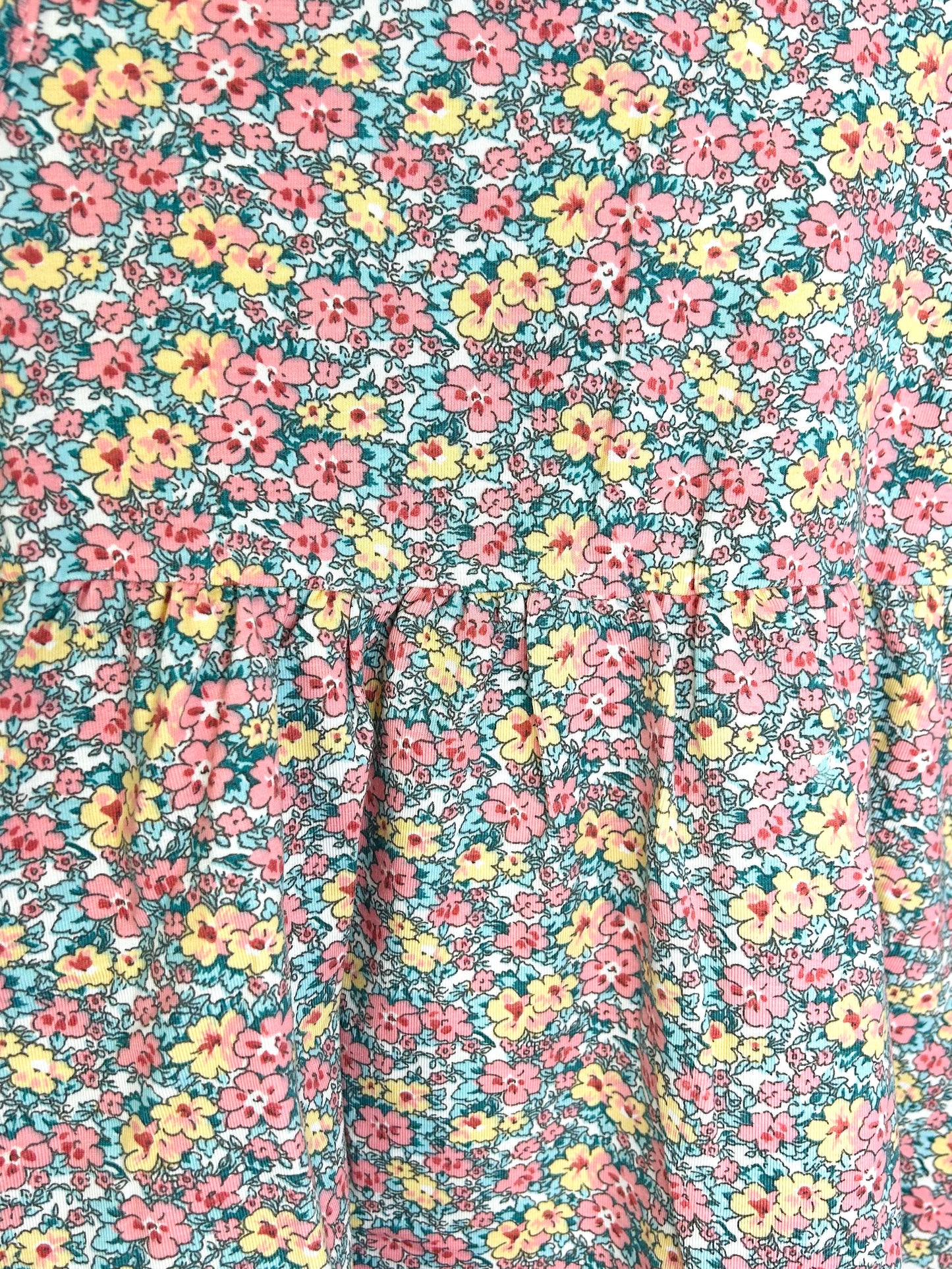 Toddler's Floral Dress w/ Open Back Bow- sizes 2T-6T