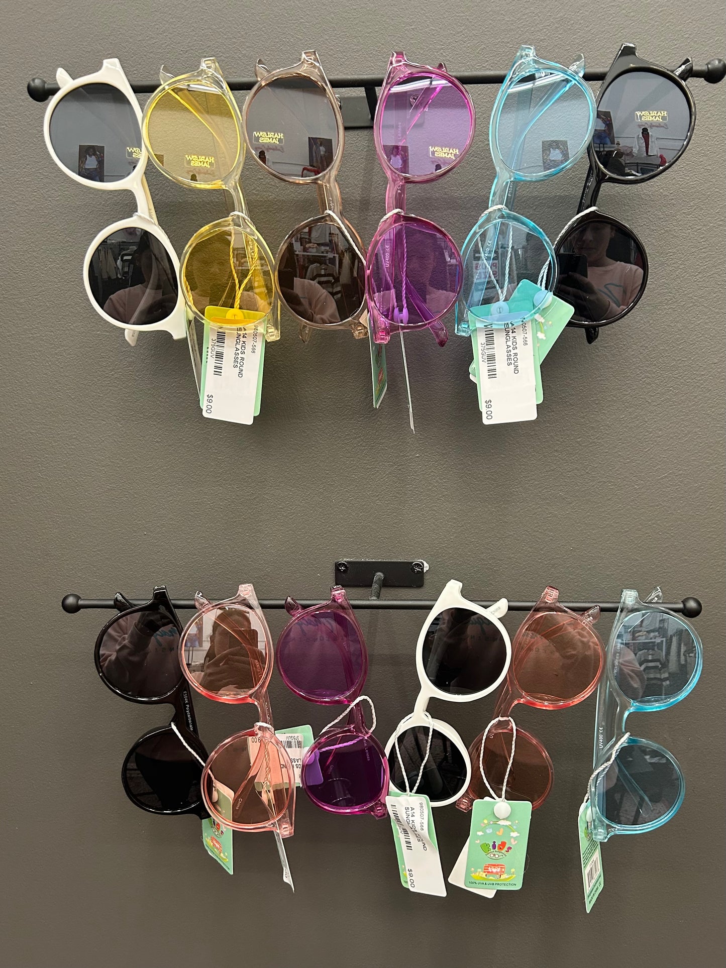 Kid's Round Bold Tinted Sunglasses