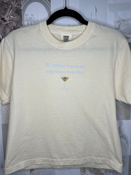 PREORDER- i'd rather. - espresso