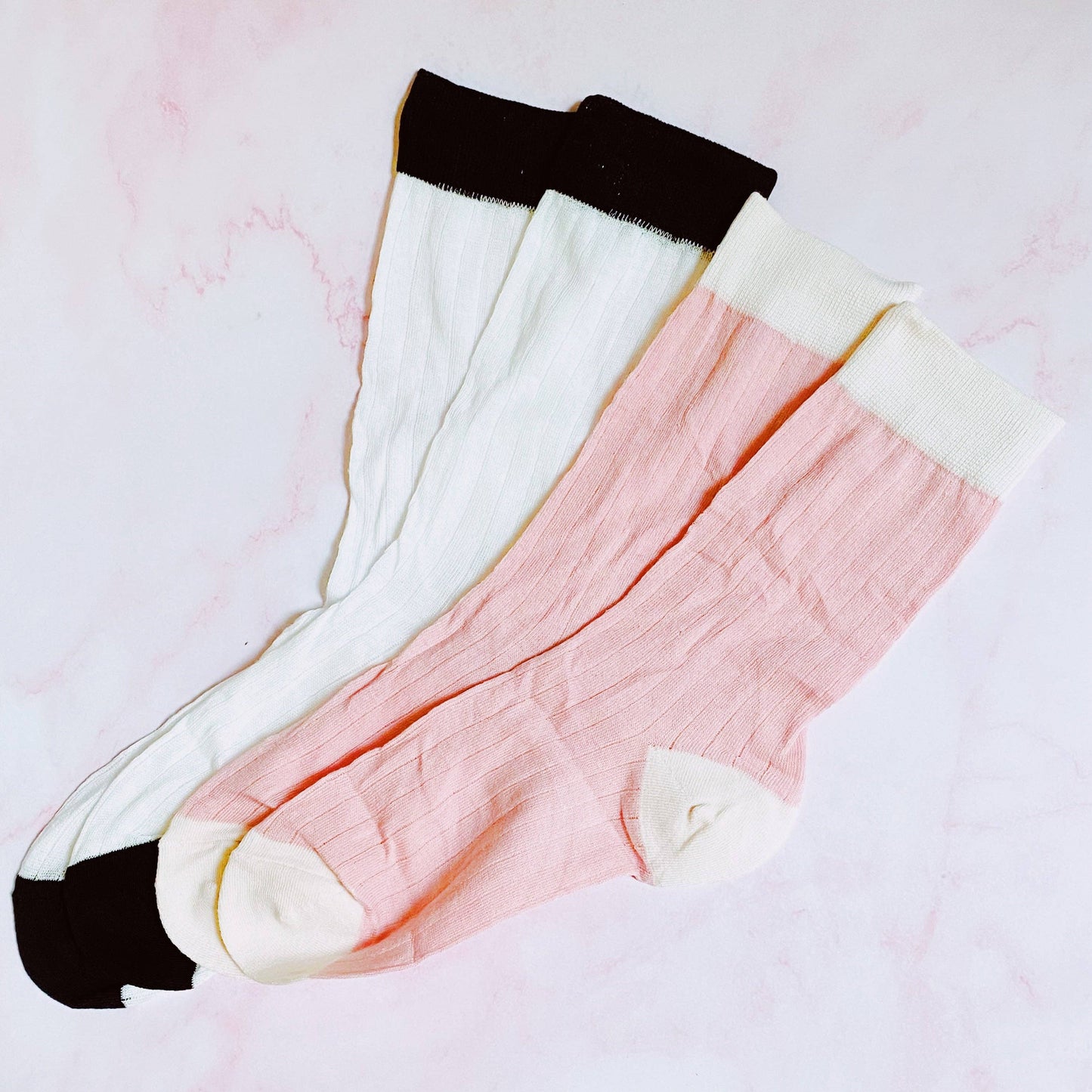 Ellison+Young - Silky Jacquard Socks Set Of 2 Pairs